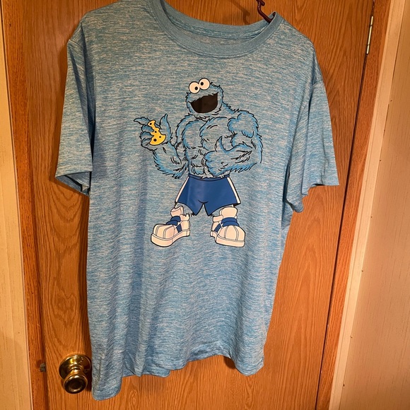 Seasame Street Cookie Monster Shirt - Picture 1 of 3